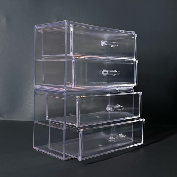 New! ☆ HP! Two Sets Included! Acrylic Makeup Organizer - Brand New - Picture 4 of 8
